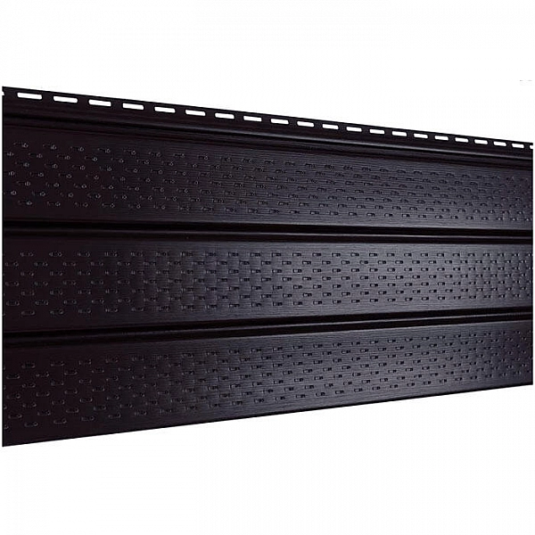 Софит Ю-Пласт Pro Графитовый с полной перфорацией 3 м