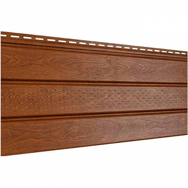 Софит Ю-Пласт Pro Дуб золотой с частичной перфорацией 3 м