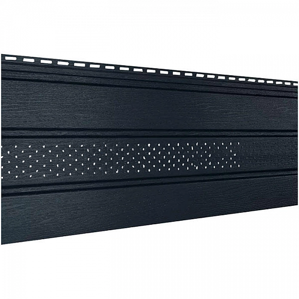 Софит Ю-Пласт Pro Графитовый с частичной перфорацией 3 м