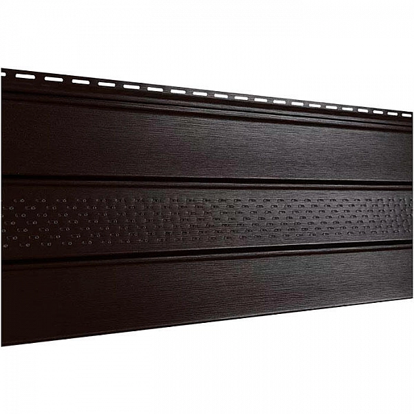 Софит Ю-Пласт Pro Коричневый с частичной перфорацией 3 м