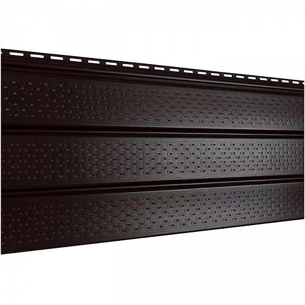 Софит Ю-Пласт Pro Коричневый с полной перфорацией 3 м