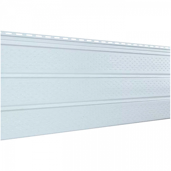 Софит Ю-Пласт Классик Белый с полной перфорацией 3 м