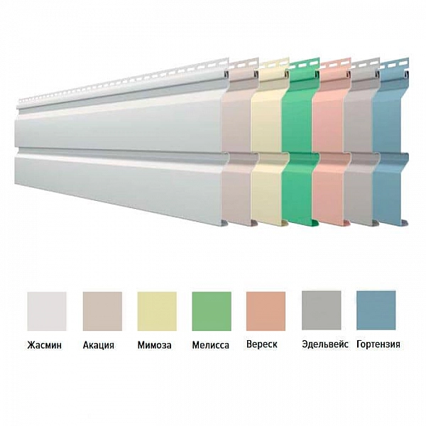 Сайдинг ТехноНиколь Оптима Корабельный брус Гортензия 3 м