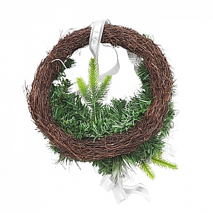 Венок новогодний Ausini 3D-057 35.6*50.8 см. Изображение - 4