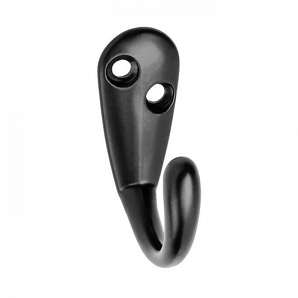 Крючок мебельный GTV Malaga C0 WZ-MALAG-C0-20 черный