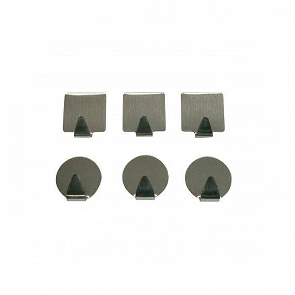 Набор крючков Axentia 291362 самоклеящихся форма в ассортименте 3 шт