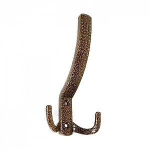 Крючок вешалка Металлист № 11 пол бронза
