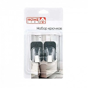 Крючки Home Line S-10410 264780 самоклеящиеся 2 шт 3.1*5.1 см