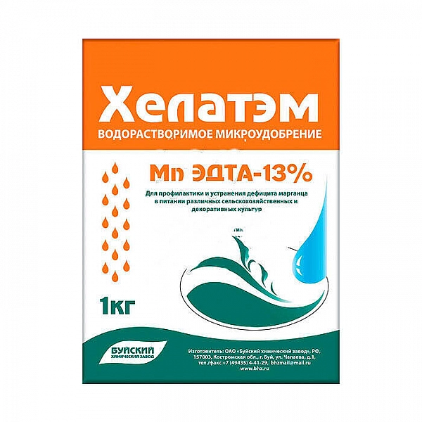 Микроудобрение минеральное Хелатэм Хелат марганца 5 г