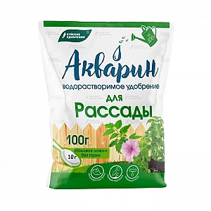 Водорастворимое удобрение Буйские удобрения Акварин для рассады 100 г