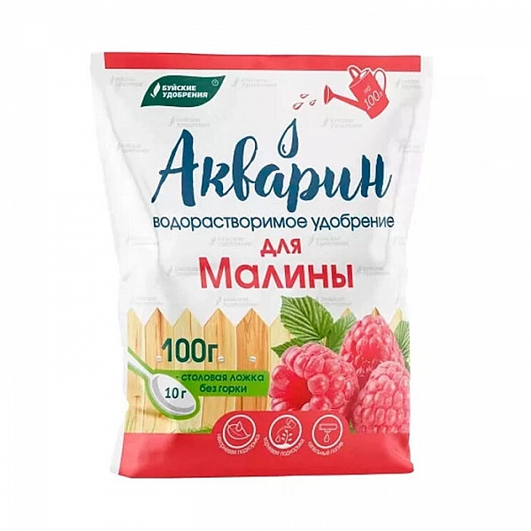 Водорастворимое удобрение Буйские удобрения Акварин для малины 100 г