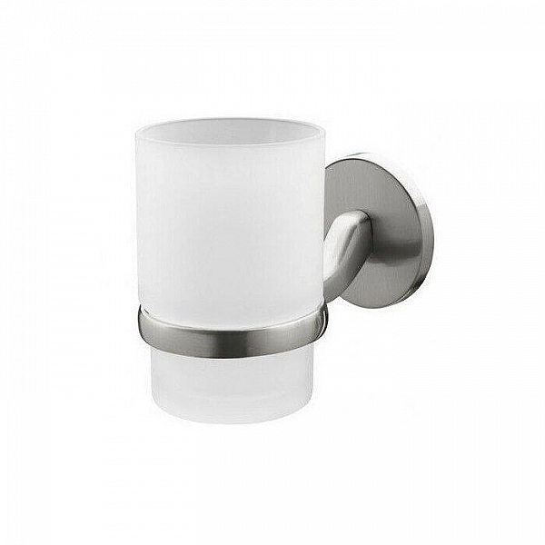 Стакан с подставкой Bisk Virginia 72080 матовое стекло