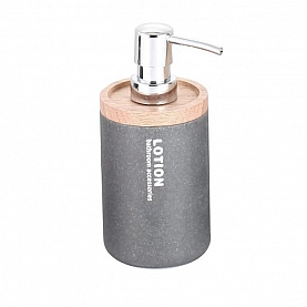 Дозатор для жидкого мыла Bisk Dakar 07779 серый