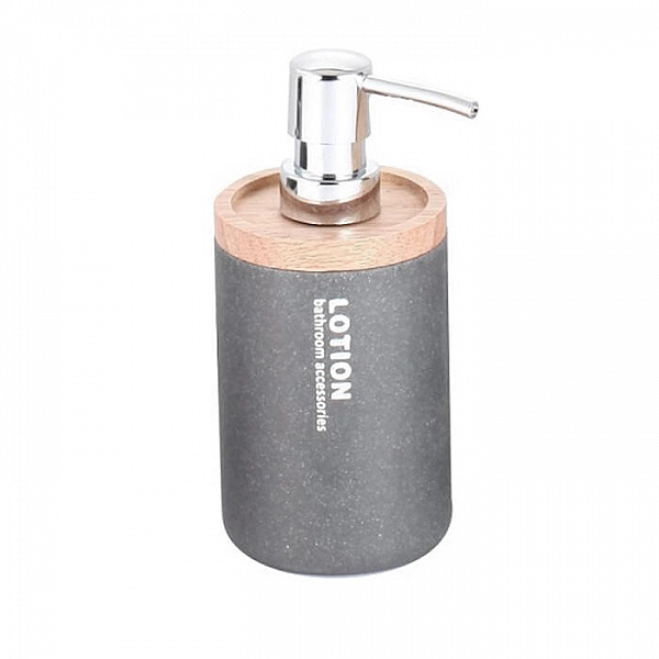 Дозатор для жидкого мыла Bisk Dakar 07779 серый