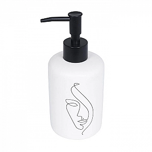 Дозатор для жидкого мыла Bisk Cara 08240 белый