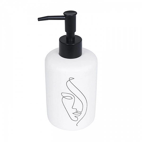 Дозатор для жидкого мыла Bisk Cara 08240 белый