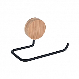 Держатель для туалетной бумаги Bisk Plain 08116 бамбук черный