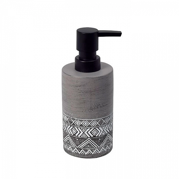 Дозатор для жидкого мыла Bisk Lomo 08394 серый