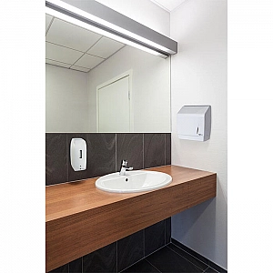 Держатель для бумажных полотенец Bisk Masterline 00344 в пачках пластик белый. Изображение - 1