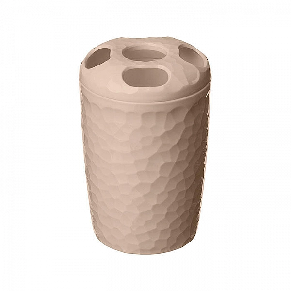 Стакан для зубных щеток Профит Хаус Tule 221303927/01 350 мл бежевый