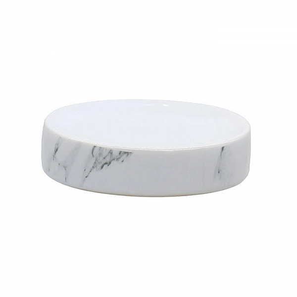 Мыльница Bisk Villa 08497 керамическая мраморный