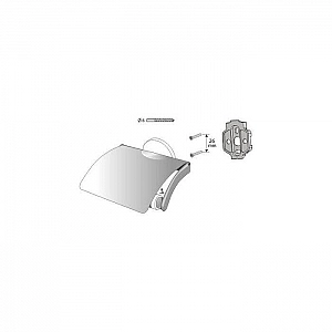 Держатель для туалетной бумаги Bisk Virginia 72079 с крышкой. Изображение - 1