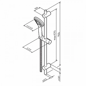 Душевой гарнитур AM.PM Gem F0190000. Изображение - 5