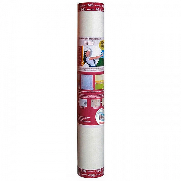 Стеклохолст малярный Wellton Эконом W40 1*50 м