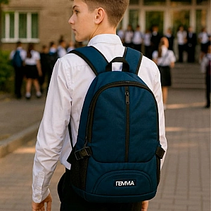 Сумка Monogramma Metropol синяя с логотипом Гемма. Изображение - 3