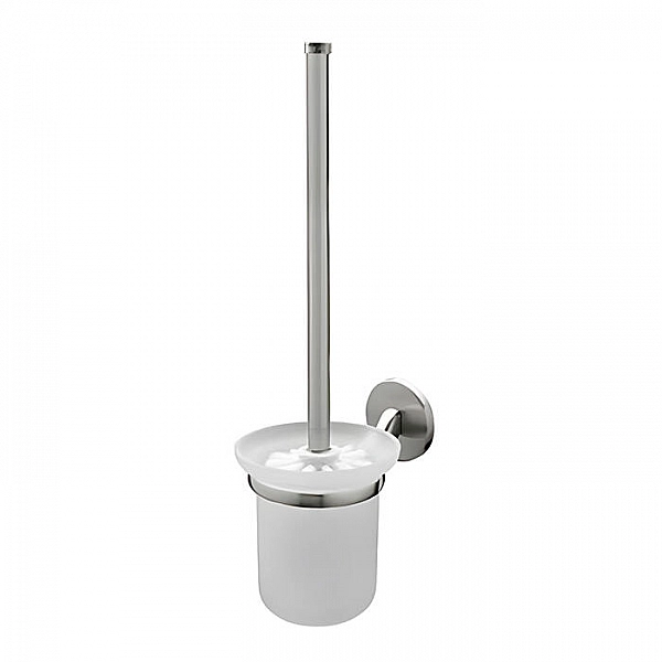 Ершик для унитаза настенный Bisk Virginia 72088 матовое стекло