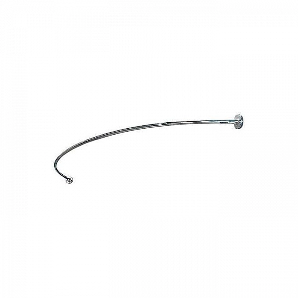 Карниз для ванной комнаты дуговой Bisk EC 00171 140*140 см хром