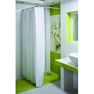 Карниз для ванной комнаты угловой Bisk 00024 90*90 см хром. Изображение - 1