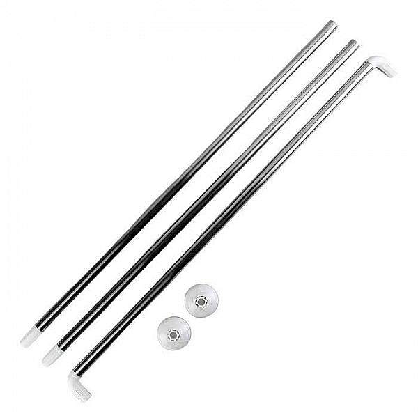 Карниз для ванной комнаты угловой MonAmi  8019-U90 90*90*90 см