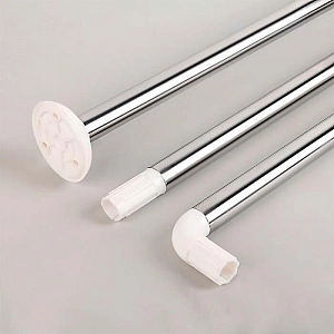 Карниз для ванной комнаты угловой MonAmi  8019-U90 90*90*90 см. Изображение - 1