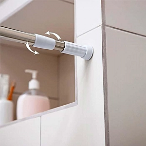 Карниз для ванной комнаты раздвижной MonAmi 8006-140 140-260 см. Изображение - 1