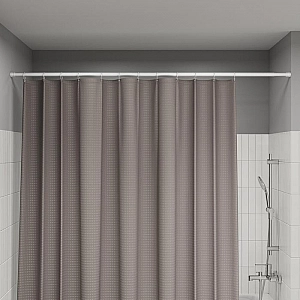 Карниз для ванной комнаты раздвижной Iddis Elegante SRW0120i14 110-200 см белый. Изображение - 1