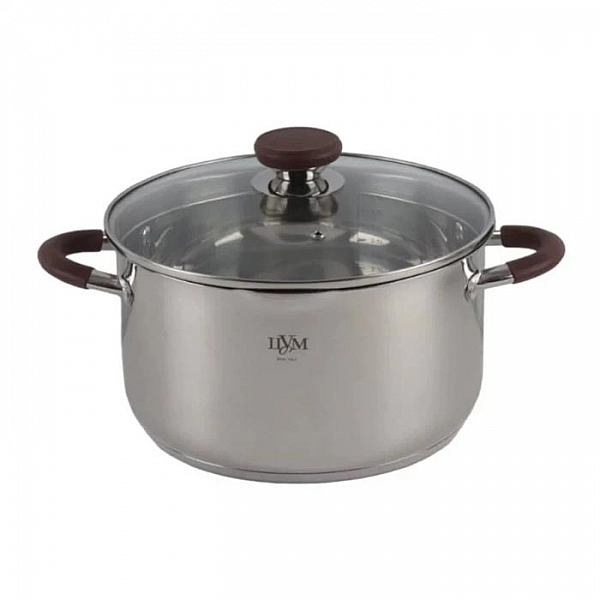 Кастрюля ЦУМ с крышкой 18*10.5 см