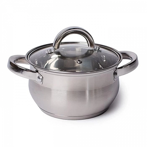 Кастрюля ЦУМ с крышкой 16*9.5 см