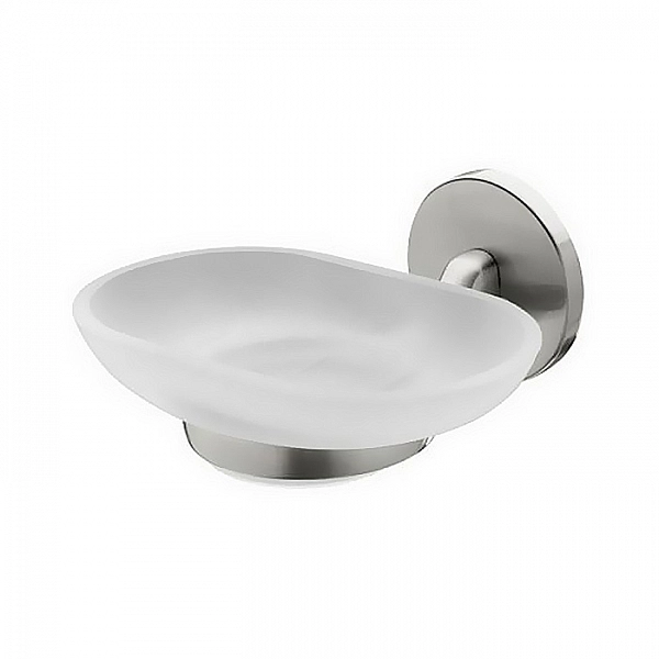 Мыльница Bisk Virginia 72082 матовое стекло