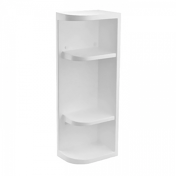 Полка для ванной комнаты Berossi Hilton Universal АС 33001000 угловая снежно-белая