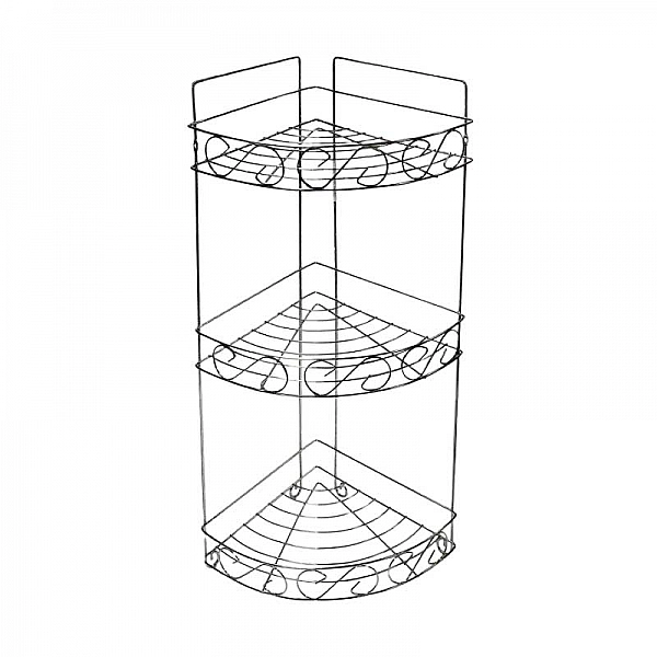 Полка для ванной комнаты DomiNado PM-Е016 стальная хром