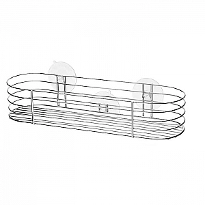 Полка для ванной комнаты Bisk Niagara 04841 овальная хром