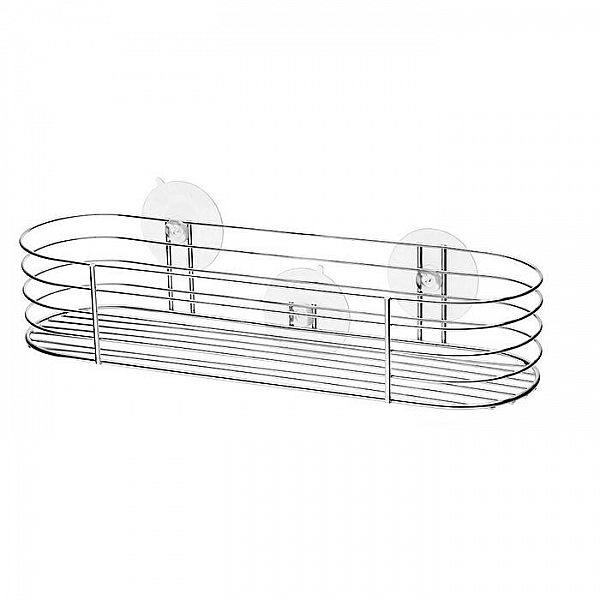Полка для ванной комнаты Bisk Niagara 04841 овальная хром