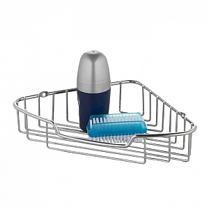 Полка для ванной комнаты Axentia Эскала 282006 угловая металлическая