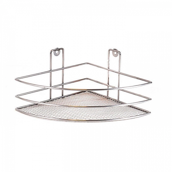 Полка для ванной комнаты Сармак ПУС-1 угловая металлическая