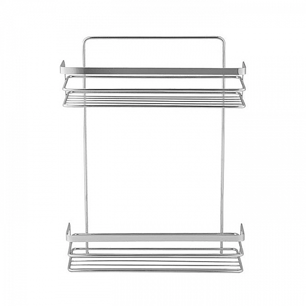 Полка для ванной комнаты Bisk Niagara 08435 двухъярусная хром