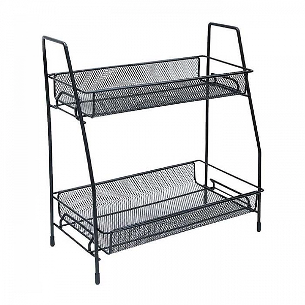 Полка для ванной комнаты Illu 240305-1A двухъярусная