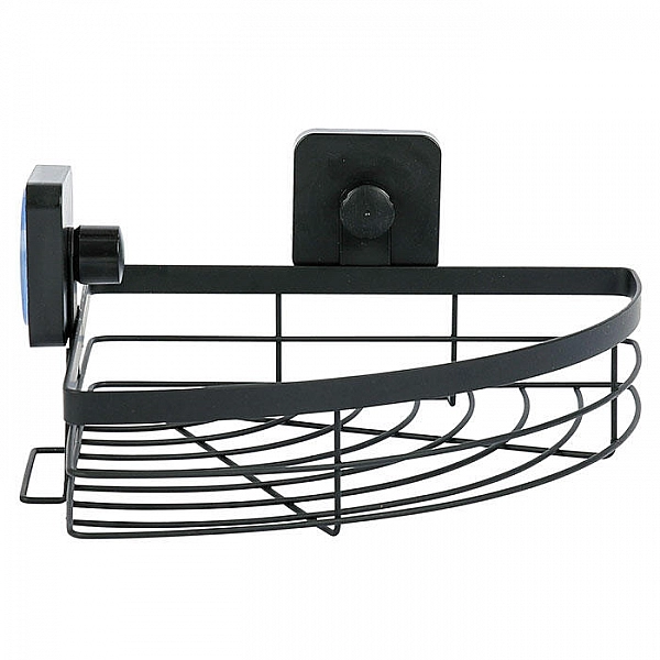 Полка для ванной комнаты Bisk Axentia 135970 угловая черная