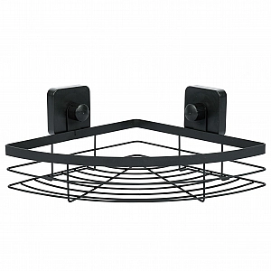 Полка для ванной комнаты Bisk Axentia 135970 угловая черная. Изображение - 2