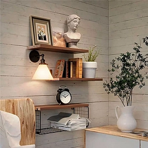 Полка для ванной Sundays Home 6412000167B темное дерево. Изображение - 5